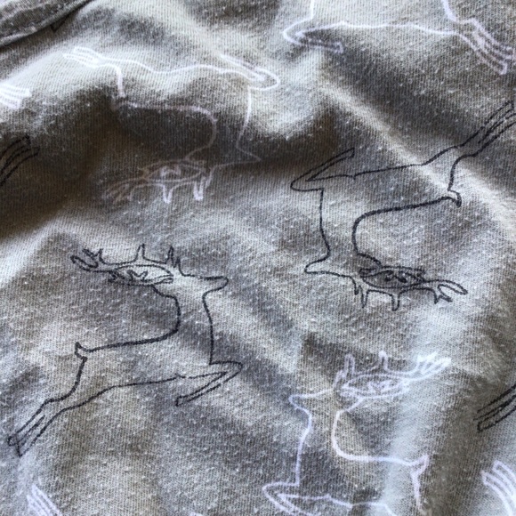 CACIQUE BY LANE BRYANT GRAY REINDEER SLEEP SHIRT 18/20 - Picture 8 of 9